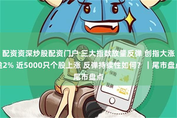 配资资深炒股配资门户 三大指数放量反弹 创指大涨逾2% 近5000只个股上涨 反弹持续性如何？｜尾市盘点