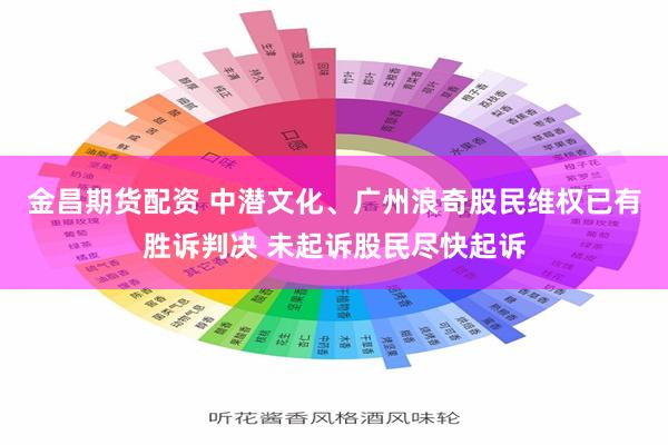 金昌期货配资 中潜文化、广州浪奇股民维权已有胜诉判决 未起诉股民尽快起诉