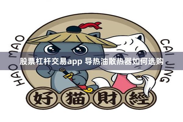 股票杠杆交易app 导热油散热器如何选购